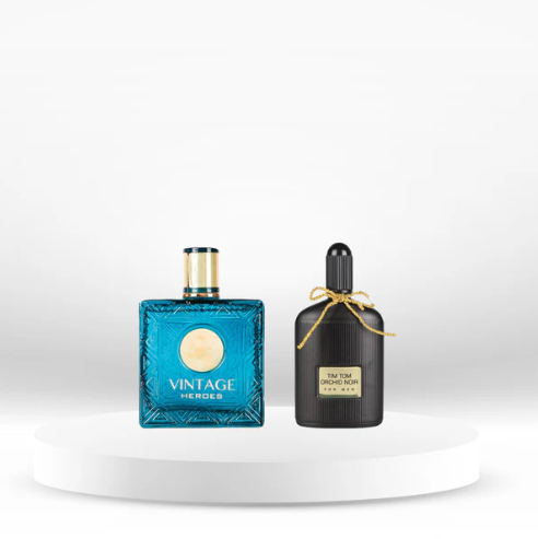 Set 2 Parfumuri De Barbati 100ML - Vintage Heroes Men + Orchid Noir