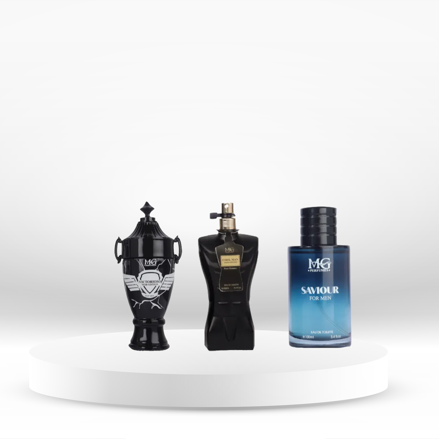 Set 3 Parfumuri De Barbati 100ML - Victorioso Noir Black + Saviour + Cool Man Noir