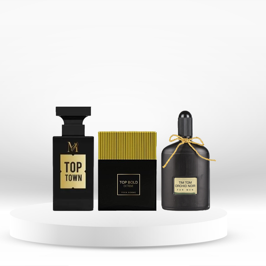 Set 3 Parfumuri De Barbati 100ML - Top Town + Top Bold Extreme + Orchid Noir